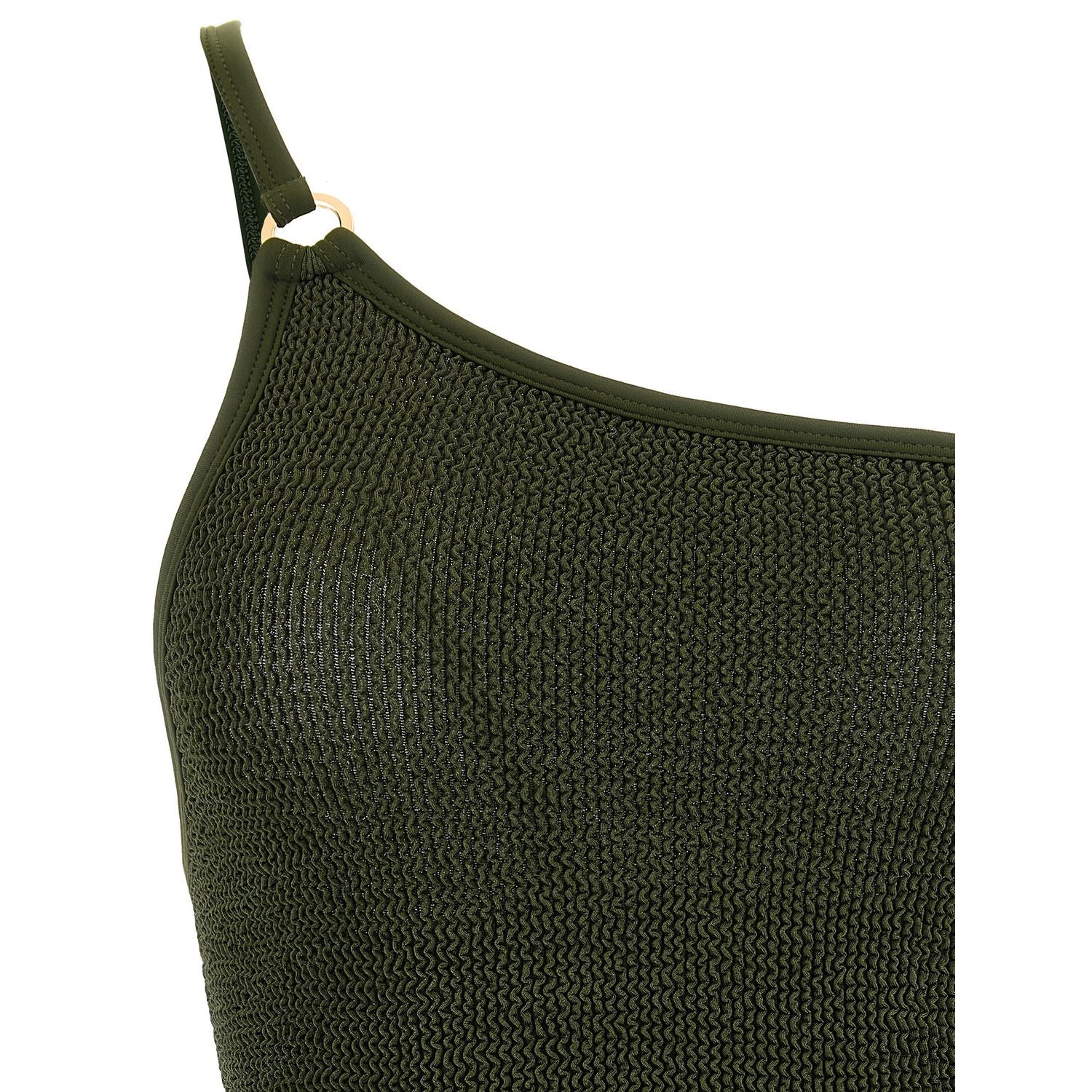 Hunza G Bicolor Polyamide One-Piece Swimsuit