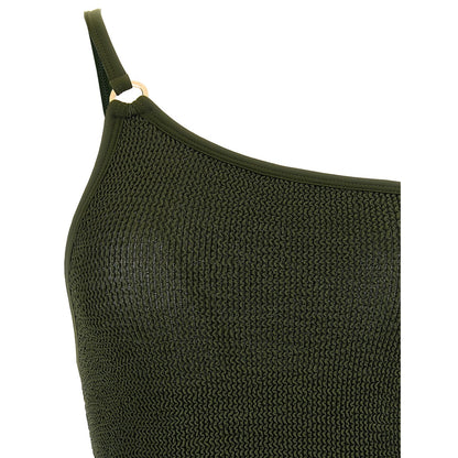 Hunza G Bicolor Polyamide One-Piece Swimsuit