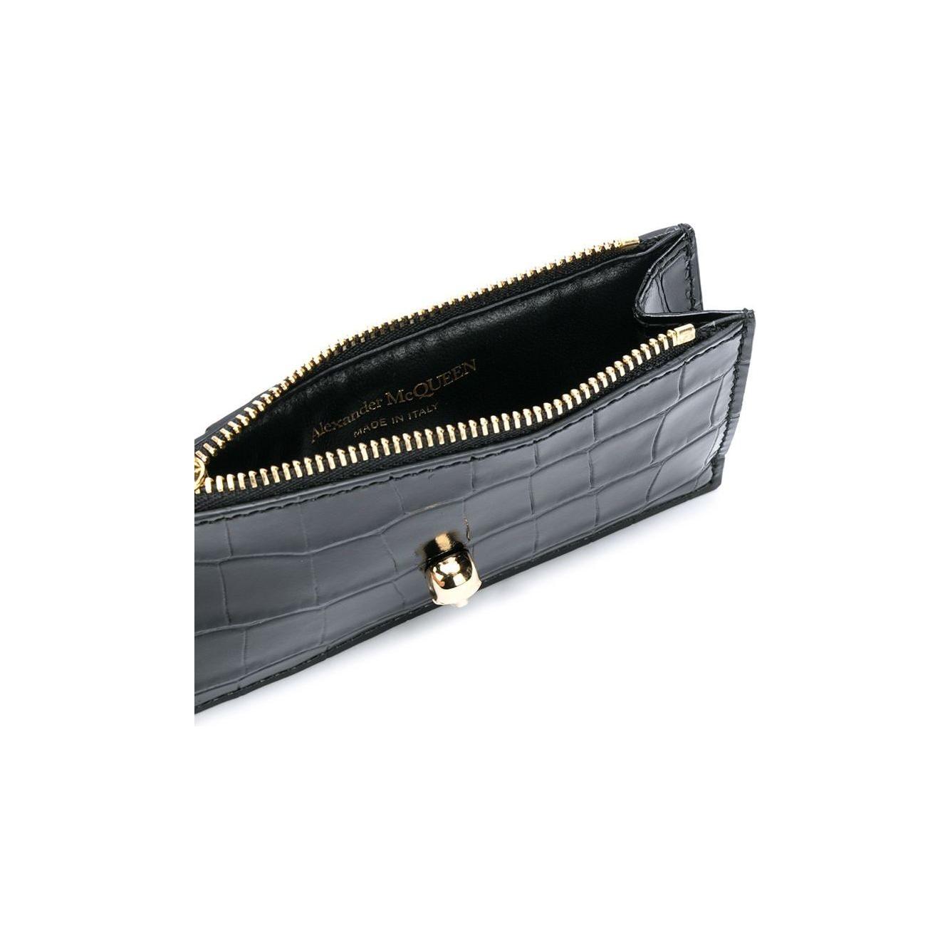 Alexander McQueen Wallets Black Wallets Alexander Mcqueen