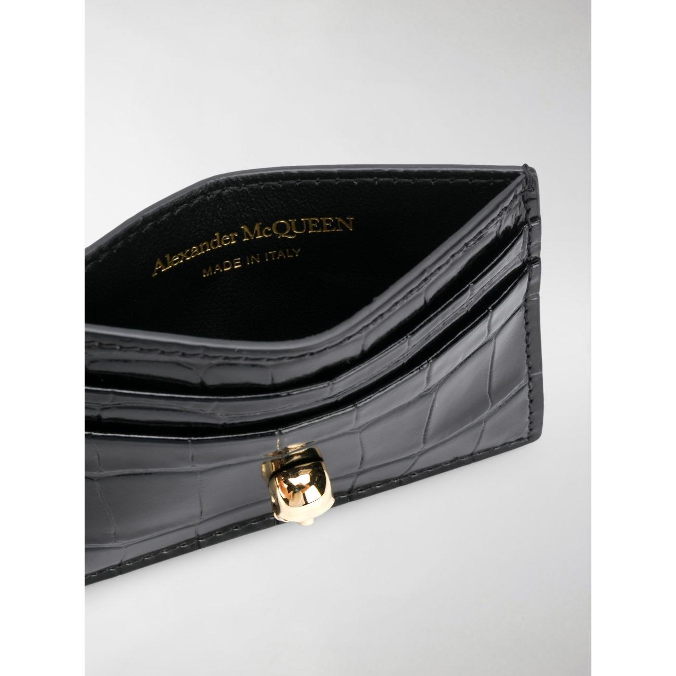 Alexander McQueen Wallets Black Wallets Alexander Mcqueen