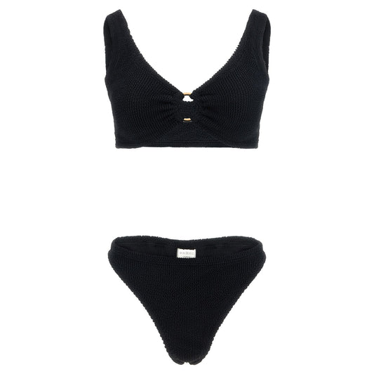 Hunza G Black Polyamide Bikini