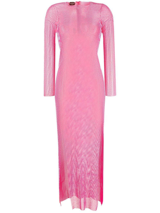 SANTA BRAND rhinestone-embellished maxi dress Pink