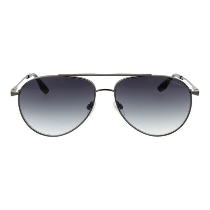 Trussardi Gray Stainless Steel Sunglasses