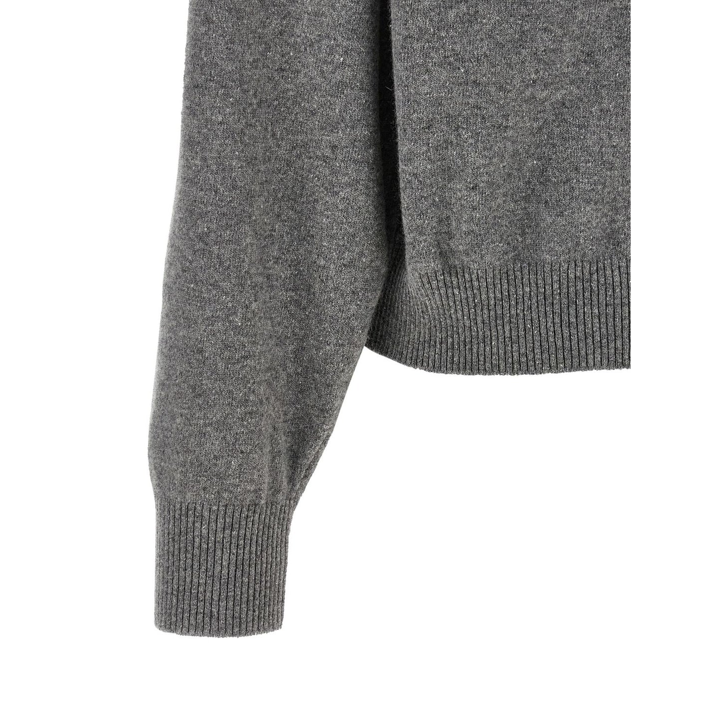 Alberta Ferretti Gray Virgin Wool Cardigan