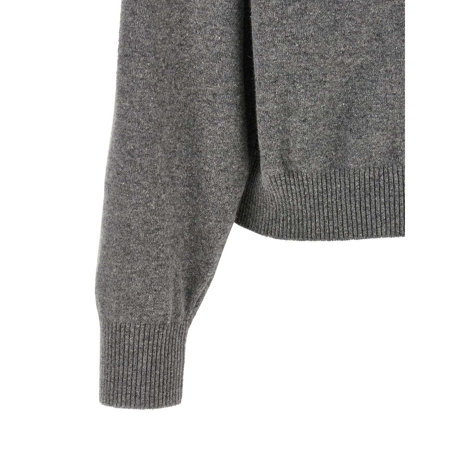 Alberta Ferretti Gray Virgin Wool Cardigan