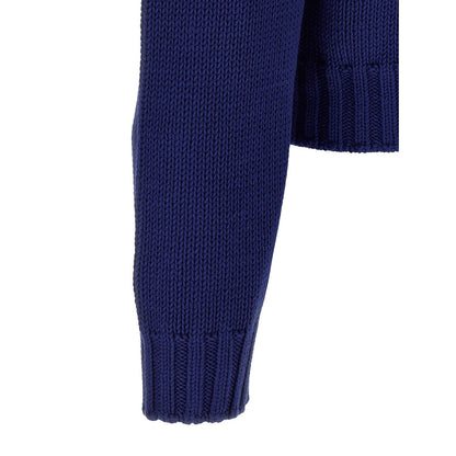 Marni Blue Cotton Cardigan