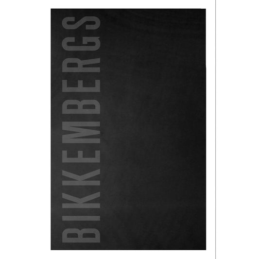 Bikkembergs Black Cotton Men's Towel