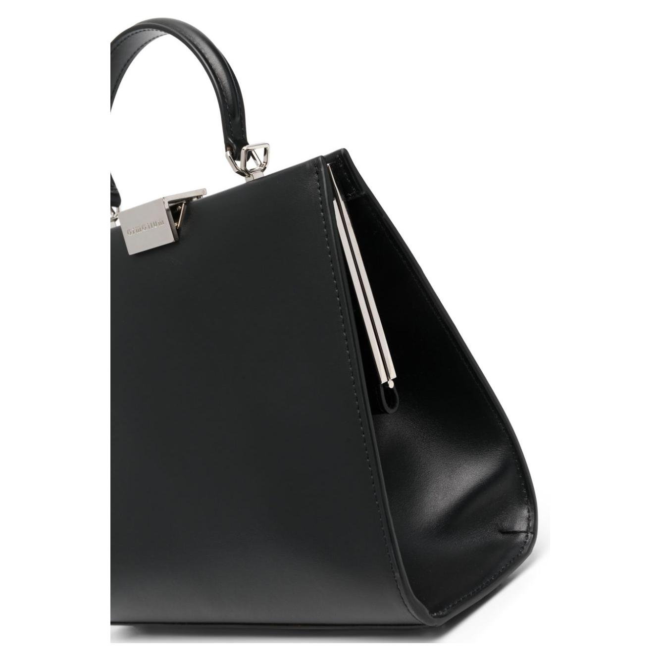 ARMARIUM logo-engraved leather tote Bag Black Handbag Armarium