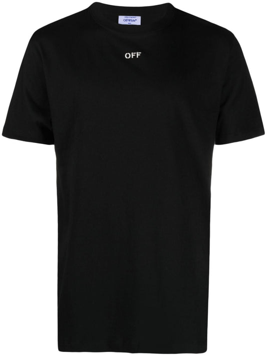 Off-White Men T-shirts Black Topwear Off White