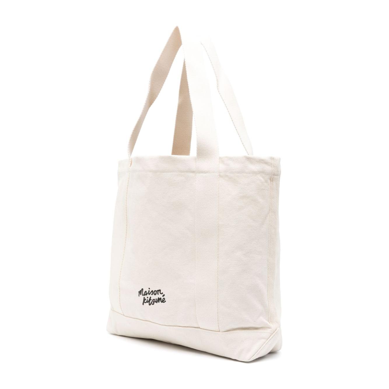 MAISON KITSUNE' Bags.. Beige Shopper Maison Kitsune'