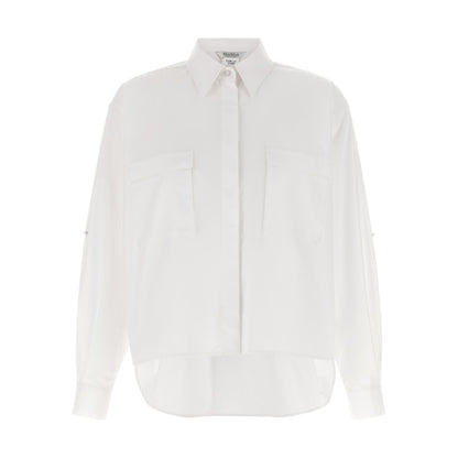Max Mara White Cotton Blouse