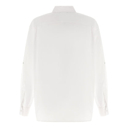 Max Mara White Cotton Blouse
