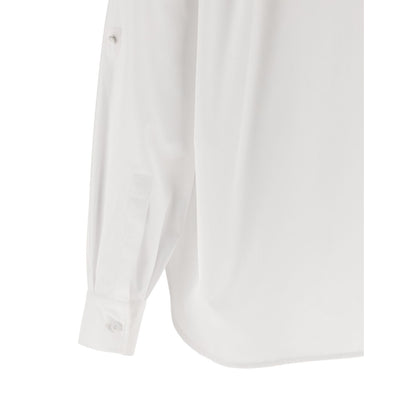 Max Mara White Cotton Blouse