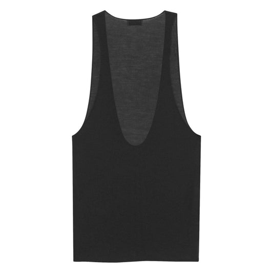 Saint Laurent  Top Black Topwear Saint Laurent