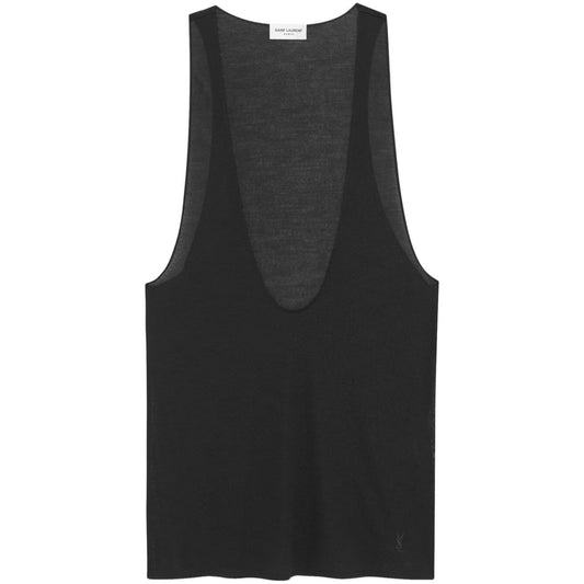 Saint Laurent  Top Black Topwear Saint Laurent