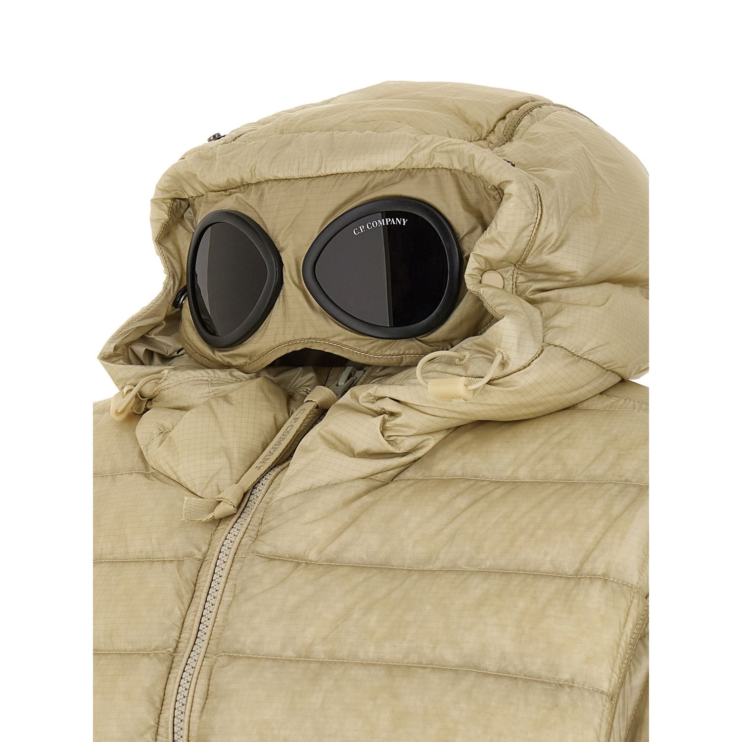 C.P. Company Beige Polyamide Full-Length Jacket