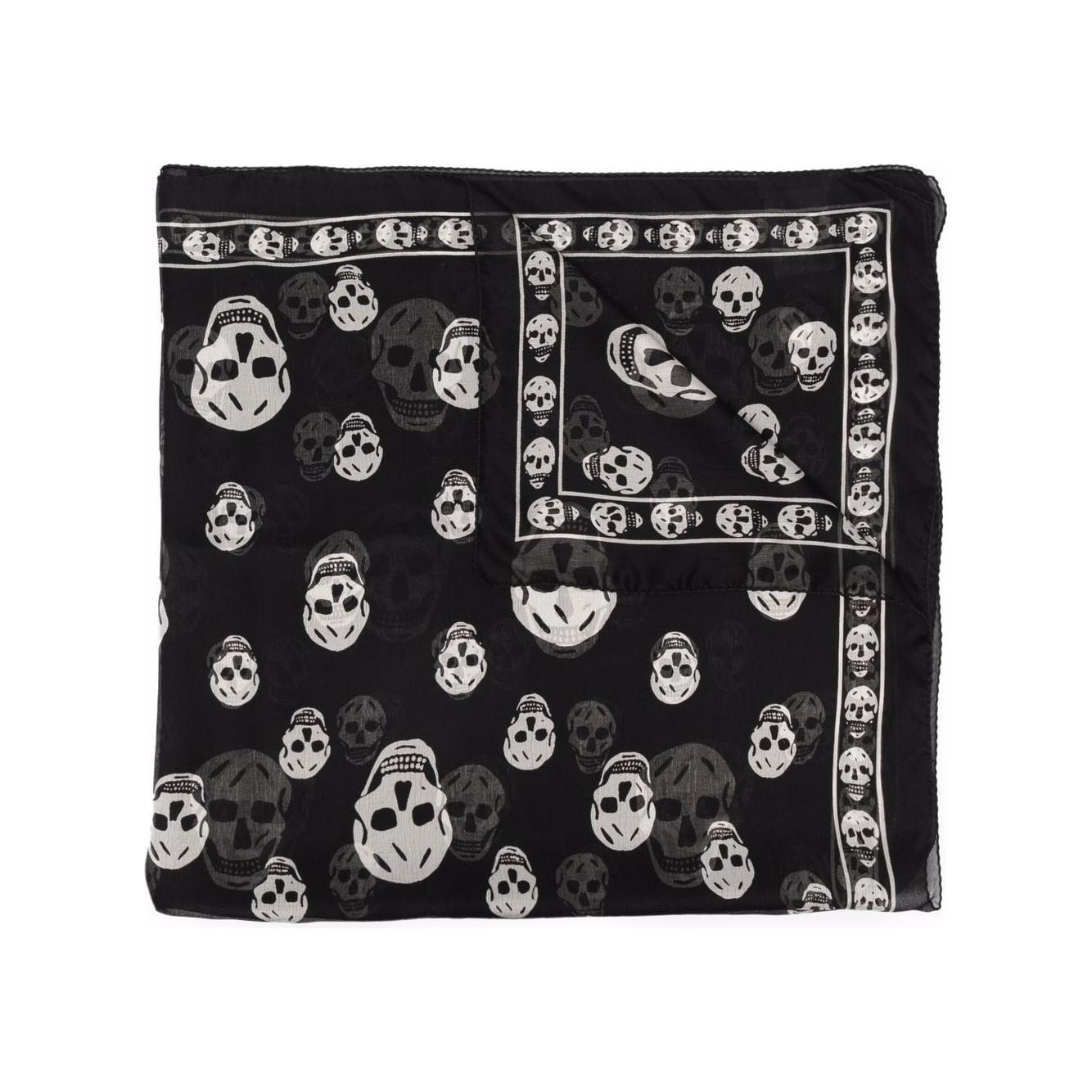 Alexander McQueen Scarfs Black Scarves Hats & Gloves Alexander Mcqueen