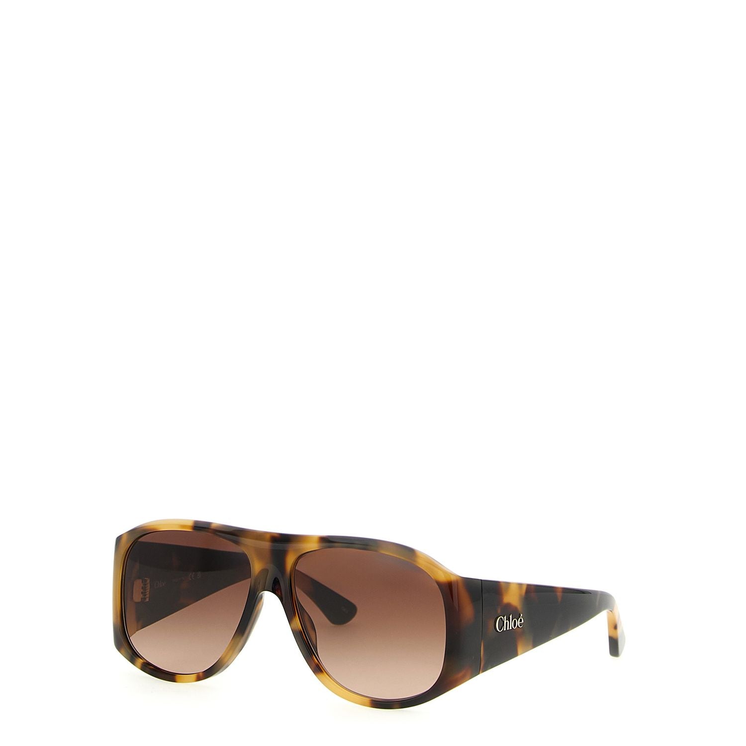 Chloé Brown Acetate Sunglasses