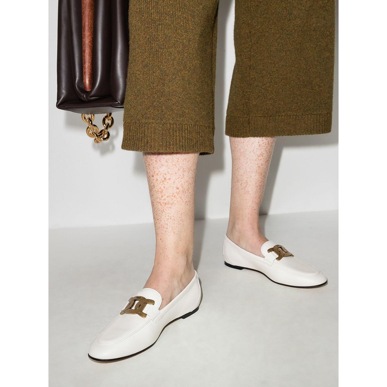 Tod's Flat shoes White Moccasins Tod'S