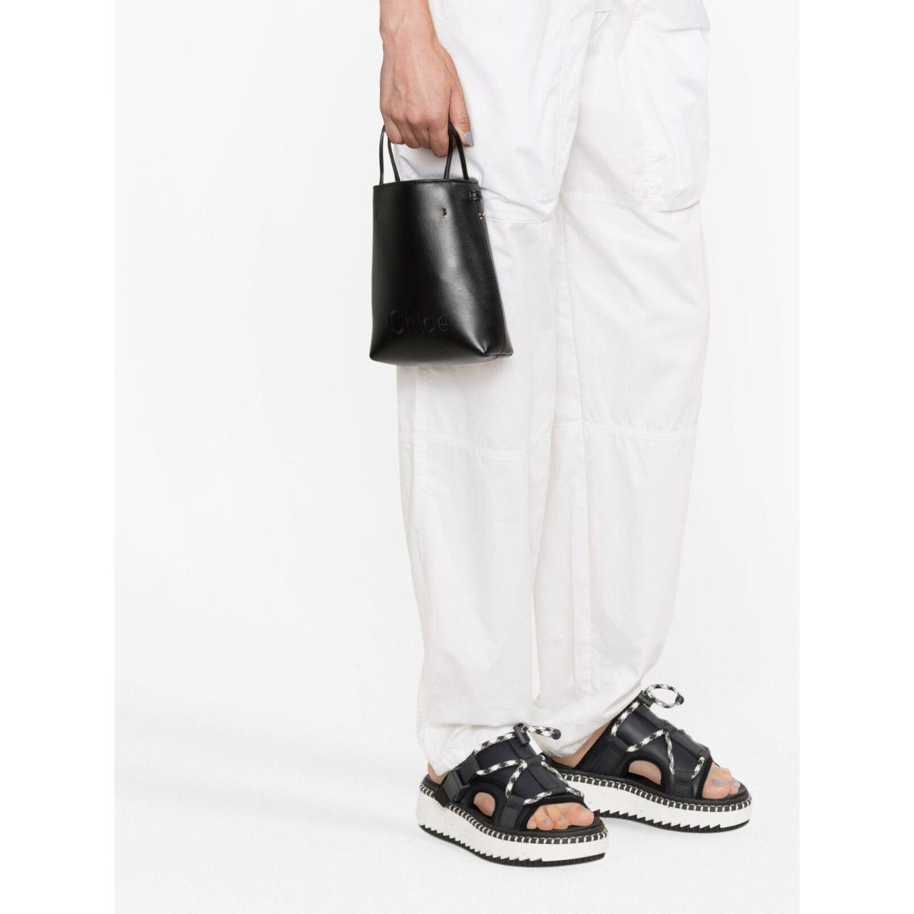 Chloè black calf leather Tote Bag Shoulder Chloè