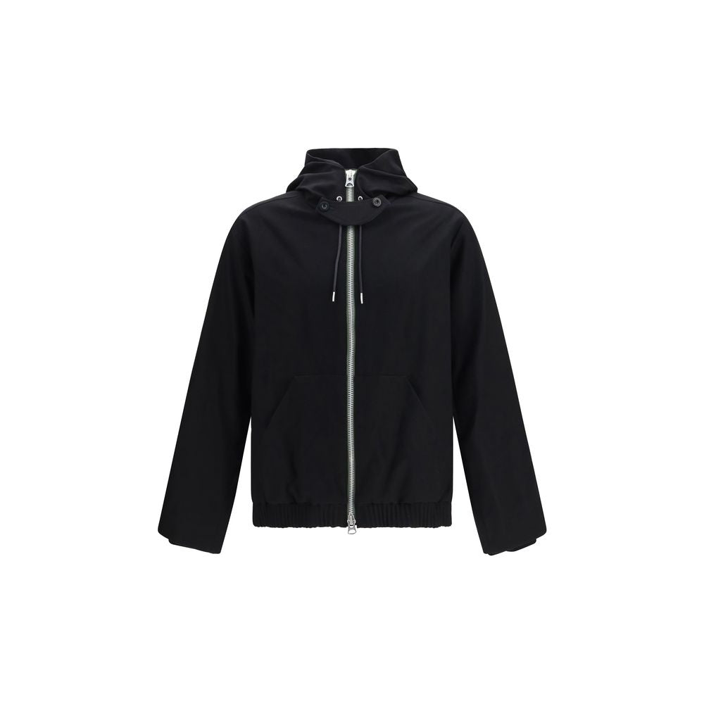 Sacai Black Wool Oves Aries Sweatshirt