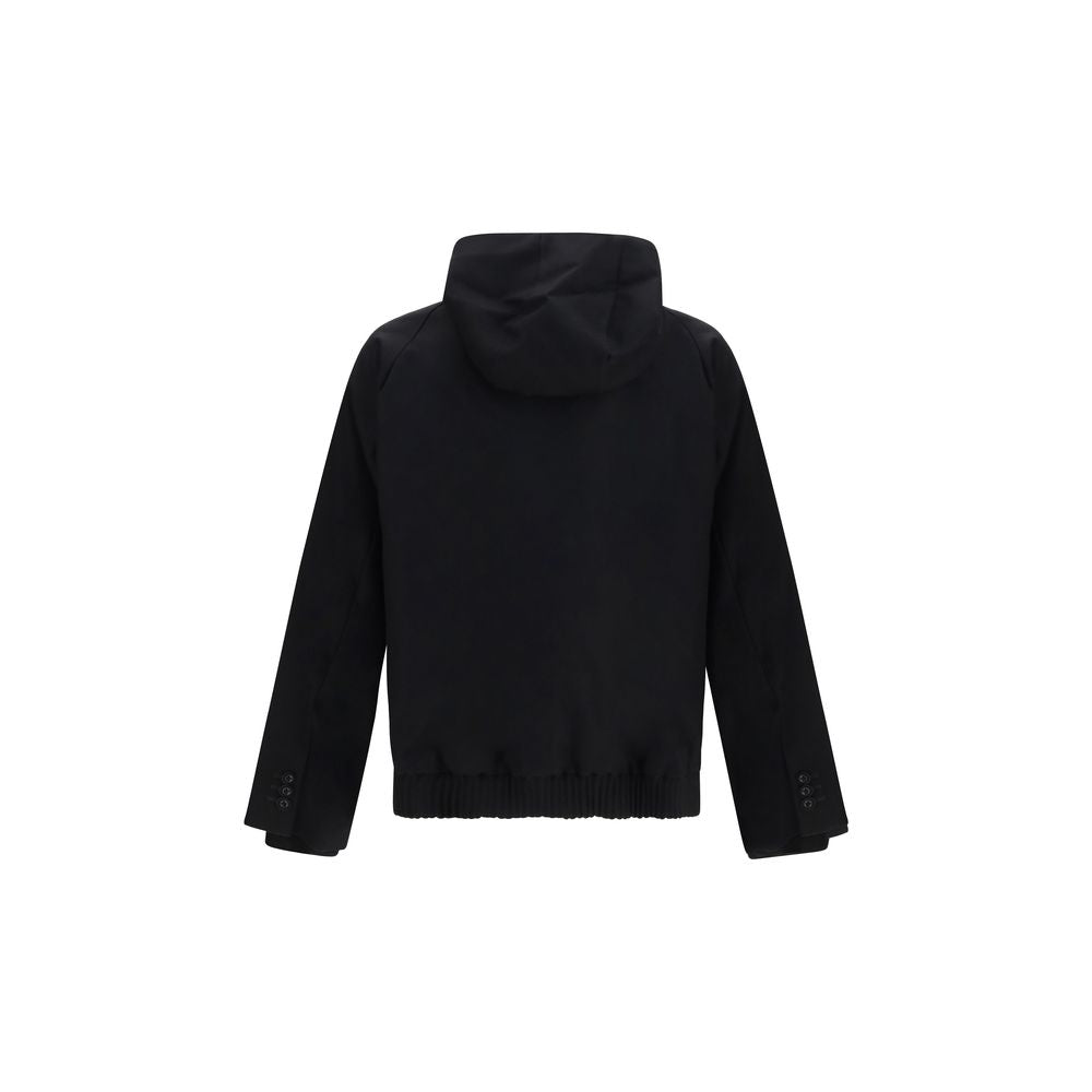 Sacai Black Wool Oves Aries Sweatshirt