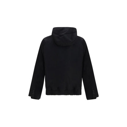 Sacai Black Wool Oves Aries Sweatshirt