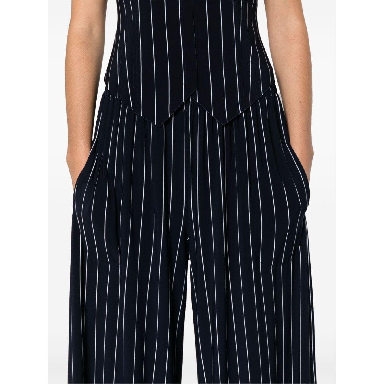 Norma Kamali Trousers Blue Trousers Norma Kamali