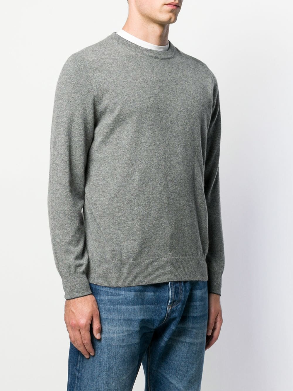 Brunello Cucinelli Sweaters Grey Topwear Brunello Cucinelli