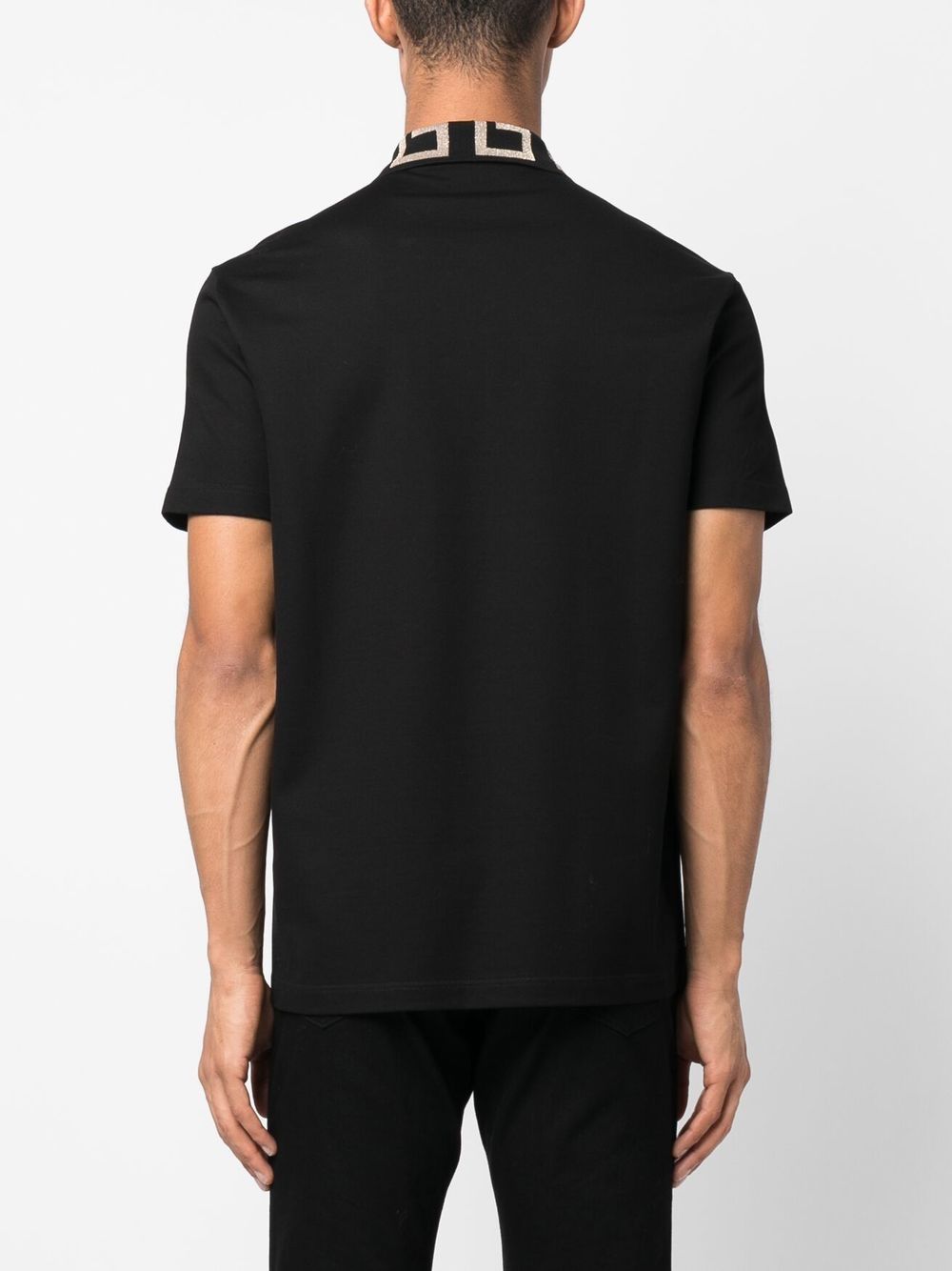 Versace T-shirts and Polos Black Topwear Versace