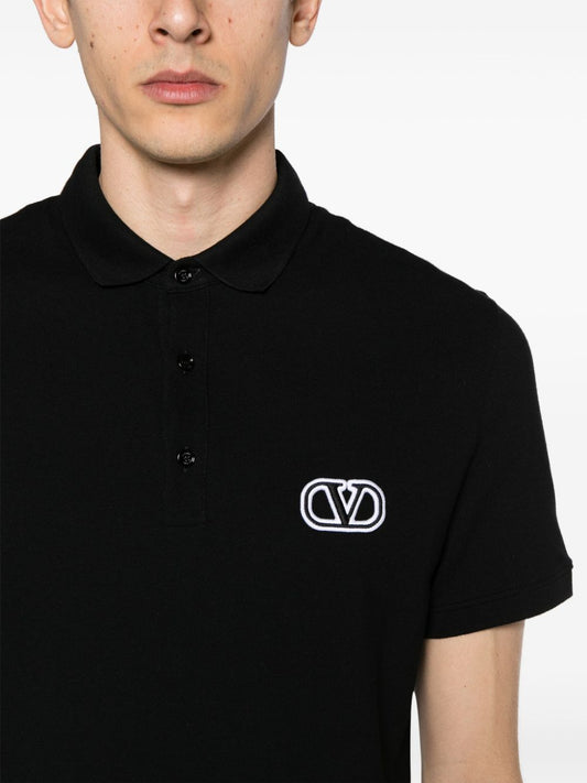 Valentino T-shirts and Polos Black Topwear Valentino