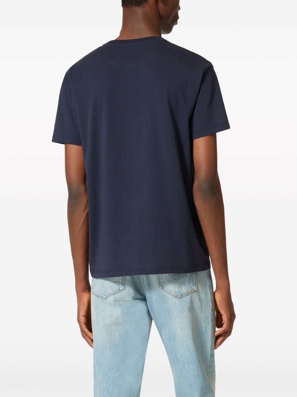 Valentino T-shirts and Polos Blue Topwear Valentino