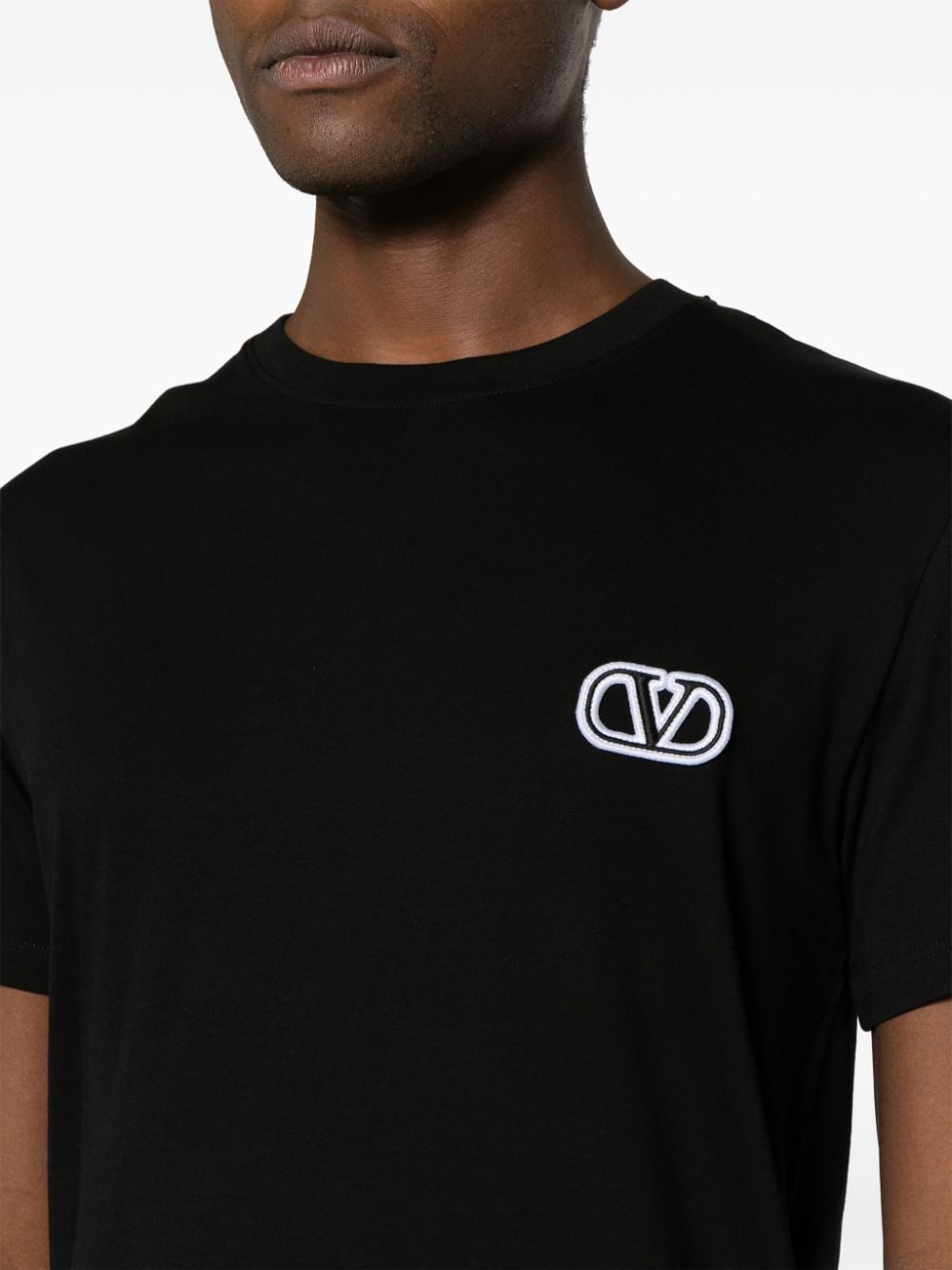 Valentino T-shirts and Polos Black Topwear Valentino