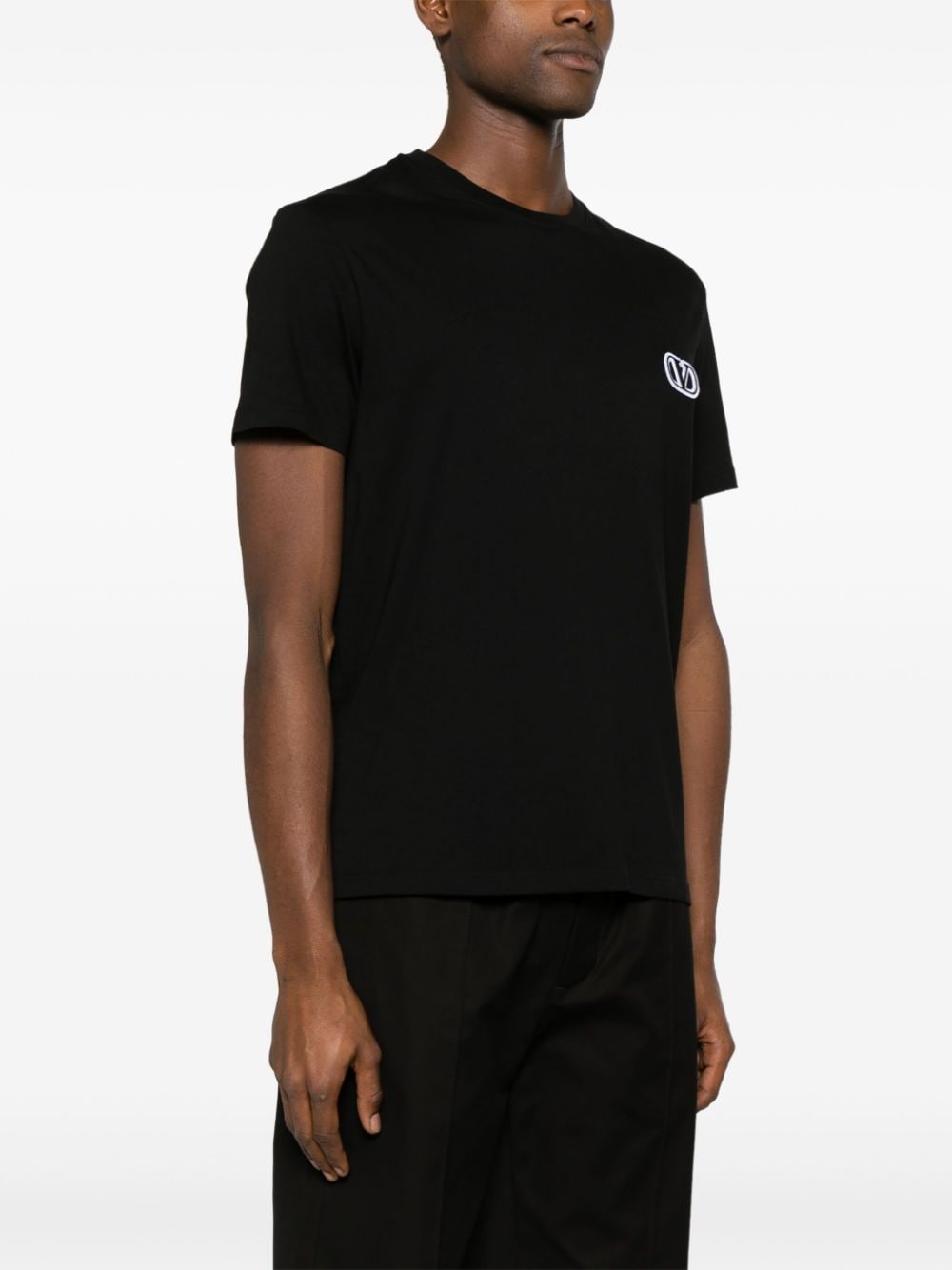 Valentino T-shirts and Polos Black Topwear Valentino