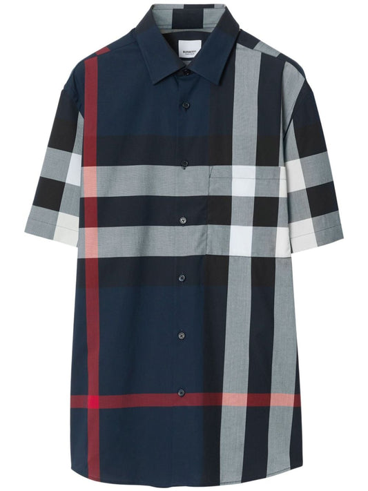 Burberry cotton check pattern Men Shirts Shirts Burberry