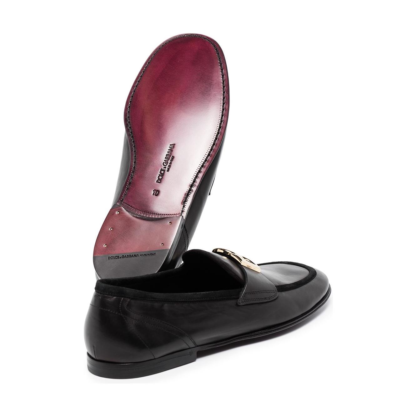 Dolce & Gabbana Flat shoes Black Moccasins Dolce & Gabbana