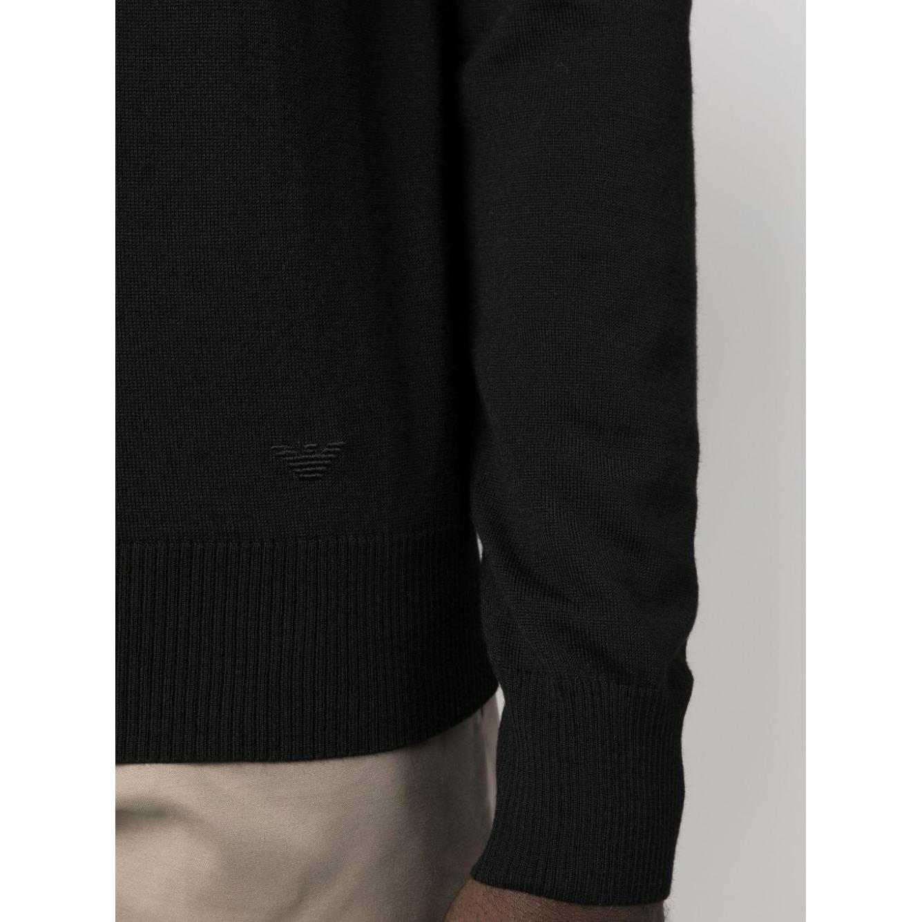 Emporio Armani Sweaters Black Topwear Emporio Armani