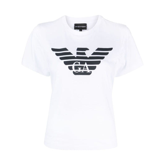 Emporio Armani T-shirts and Polos White Topwear Emporio Armani