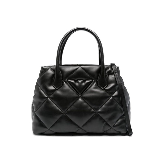 Emporio Armani black faux leather quilted Bag Shopper Emporio Armani