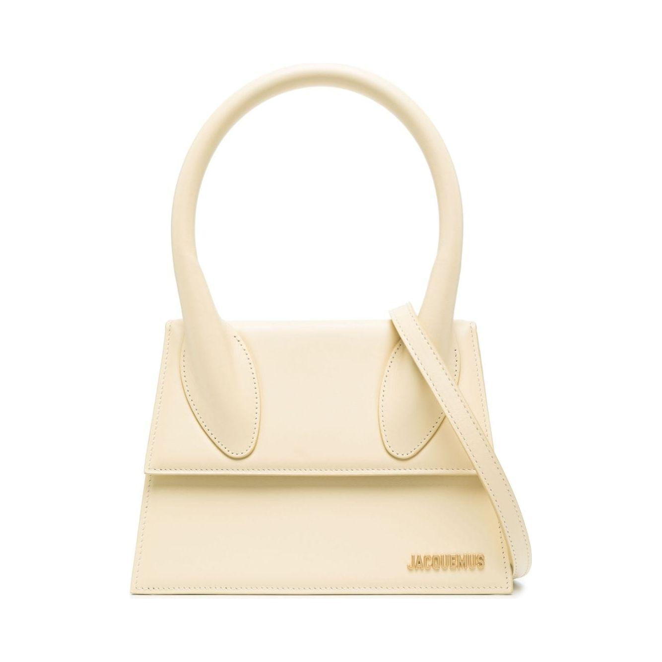 JACQUEMUS Bags.. Ivory Handbag JACQUEMUS