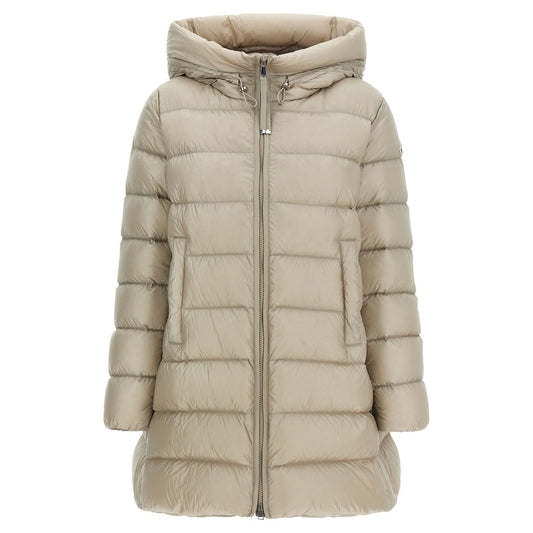 Moncler Beige Polyamide Full-Length Jacket