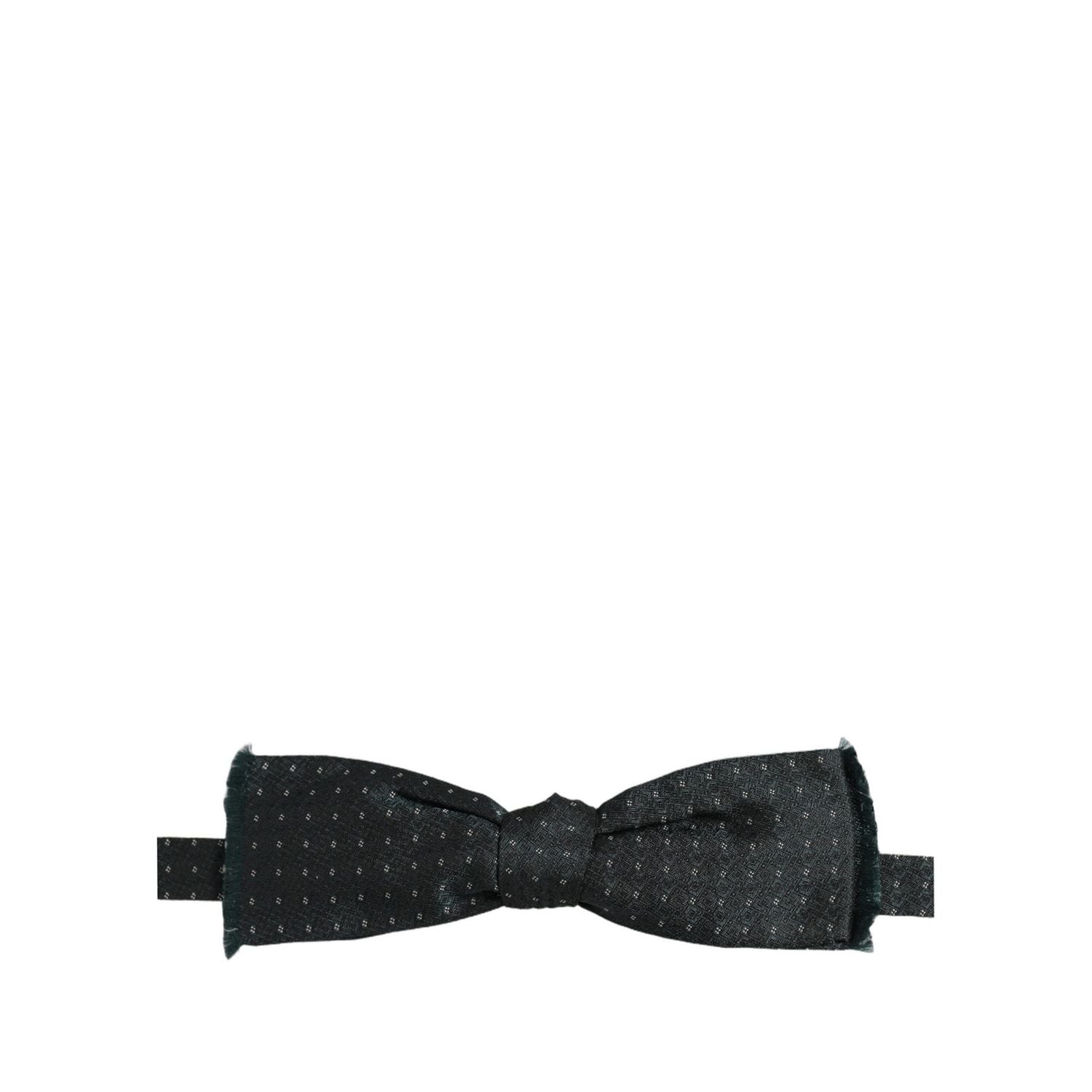 Dolce & Gabbana Men Green Patterned Adjustable Neck Papillon Bow Tie