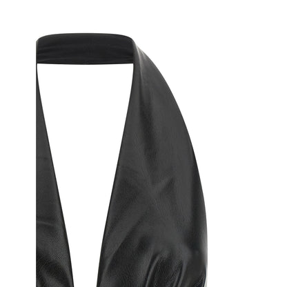 The Andamane Black Polyester Bodysuit