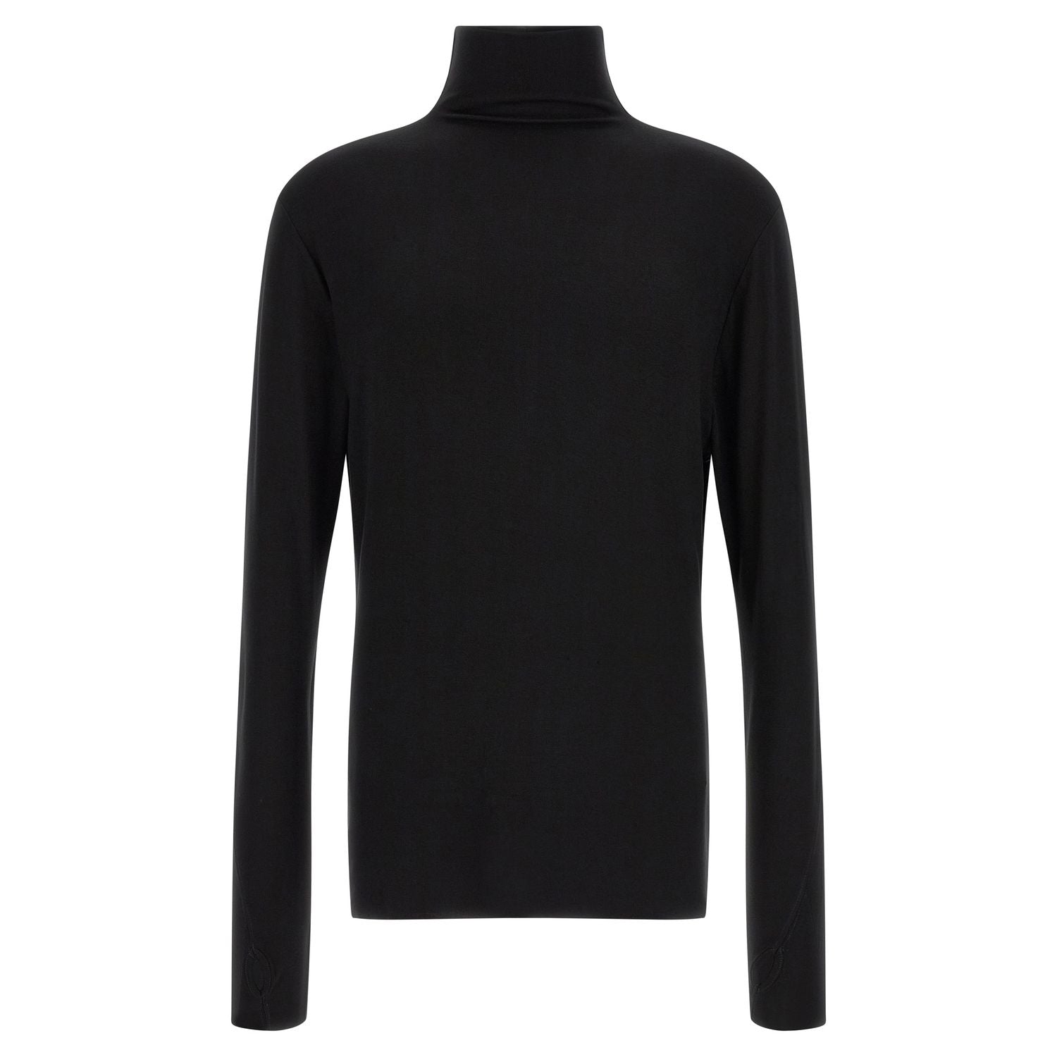 Thom Krom Black Viscose Cardigan