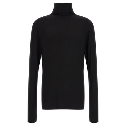 Thom Krom Black Viscose Cardigan