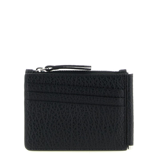 Maison Margiela Black Calfskin Leather Wallet