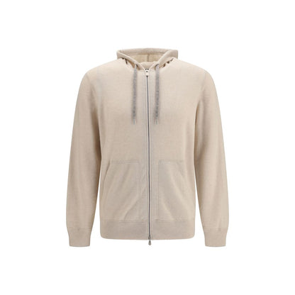 Brunello Cucinelli Beige Cashmere Sweatshirt