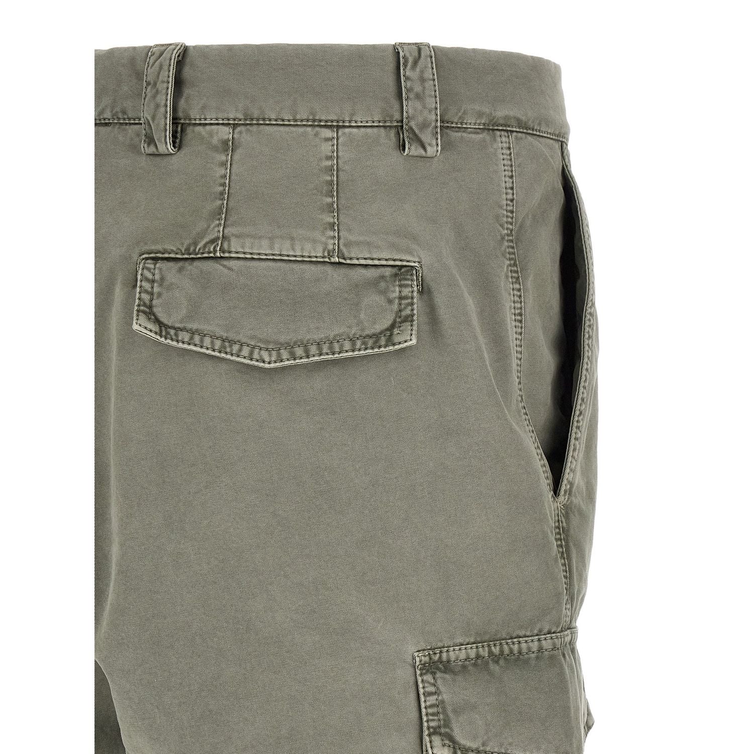 Brunello Cucinelli Bicolor Cotton Cargo Pants