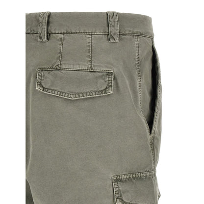 Brunello Cucinelli Bicolor Cotton Cargo Pants