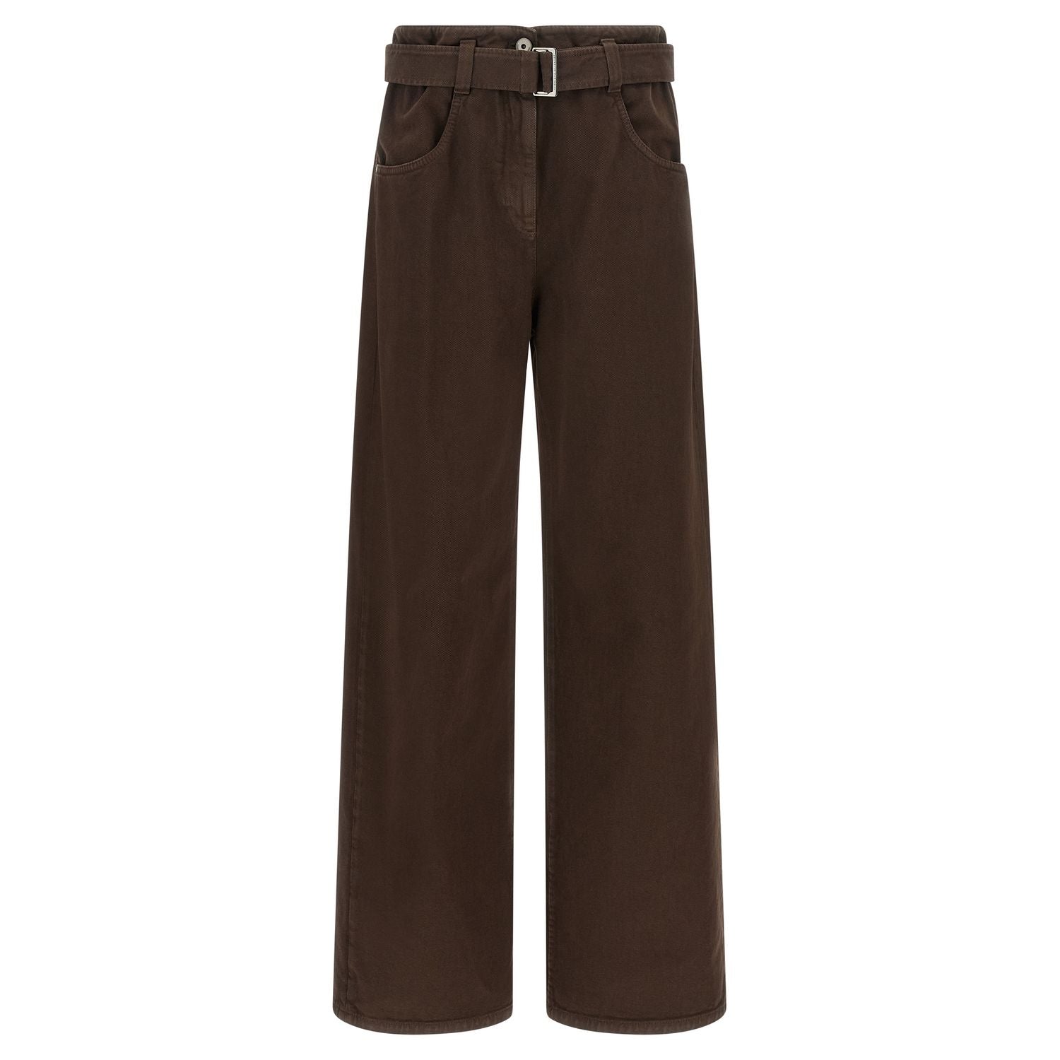 Brunello Cucinelli Brown Cotton Jeans Denim